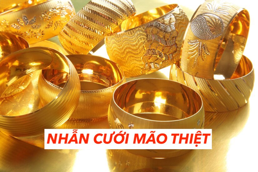 nhẫn cưới vàng bạc mão thiệt vàng tây thái bình